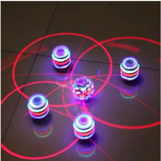 Music laser spinning top