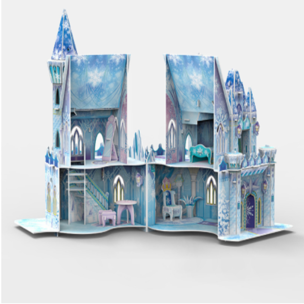 3D Model Of Ice And Snow Castle Puzzle