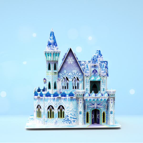 3D Model Of Ice And Snow Castle Puzzle