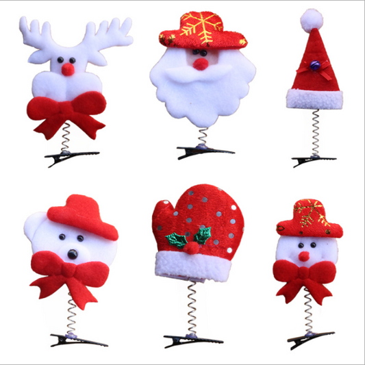 Christmas Hairpin Ornaments