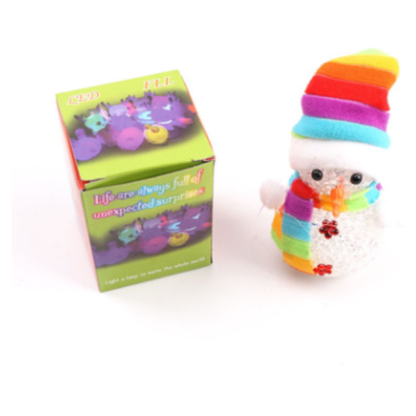 Glowing Illuminated Little Snowman Night Light