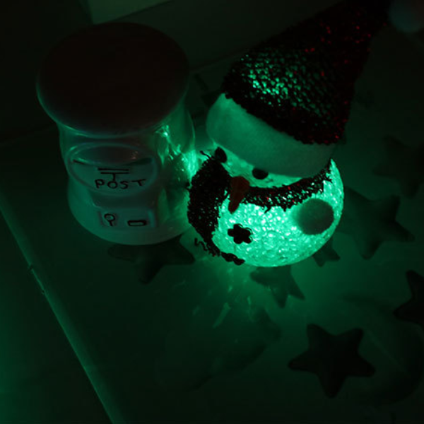 Glowing Illuminated Little Snowman Night Light