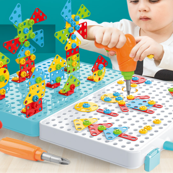 Assemble And Disassemble Electric Drill Puzzle DIY Puzzle Blocks – easyeer