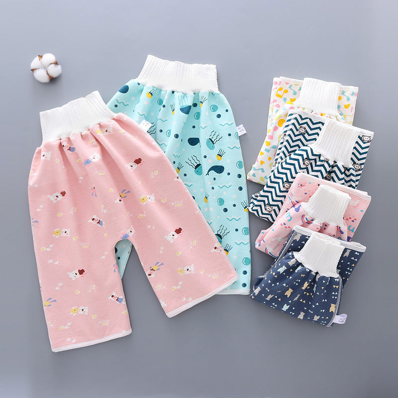 Cartoon Baby Diaper Skirt