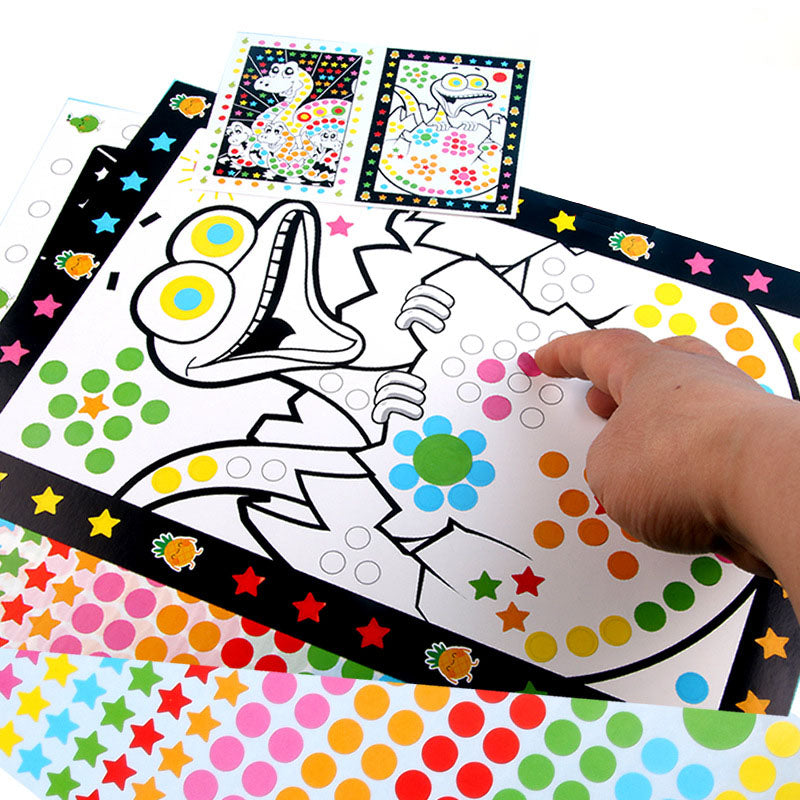 Cartoon animal stickers children's toys