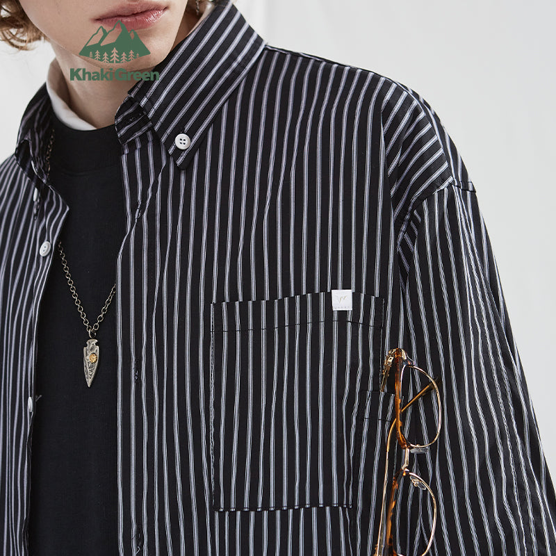 BLUE STRIPED SHIRT