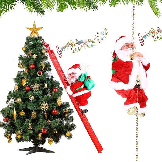 Electric Ladder Santa