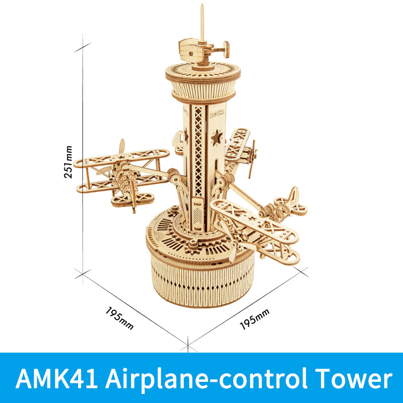Music box 3D Wooden Model Making