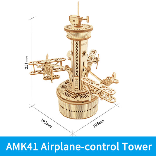 Music box 3D Wooden Model Making