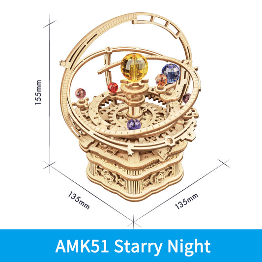 Music box 3D Wooden Model Making