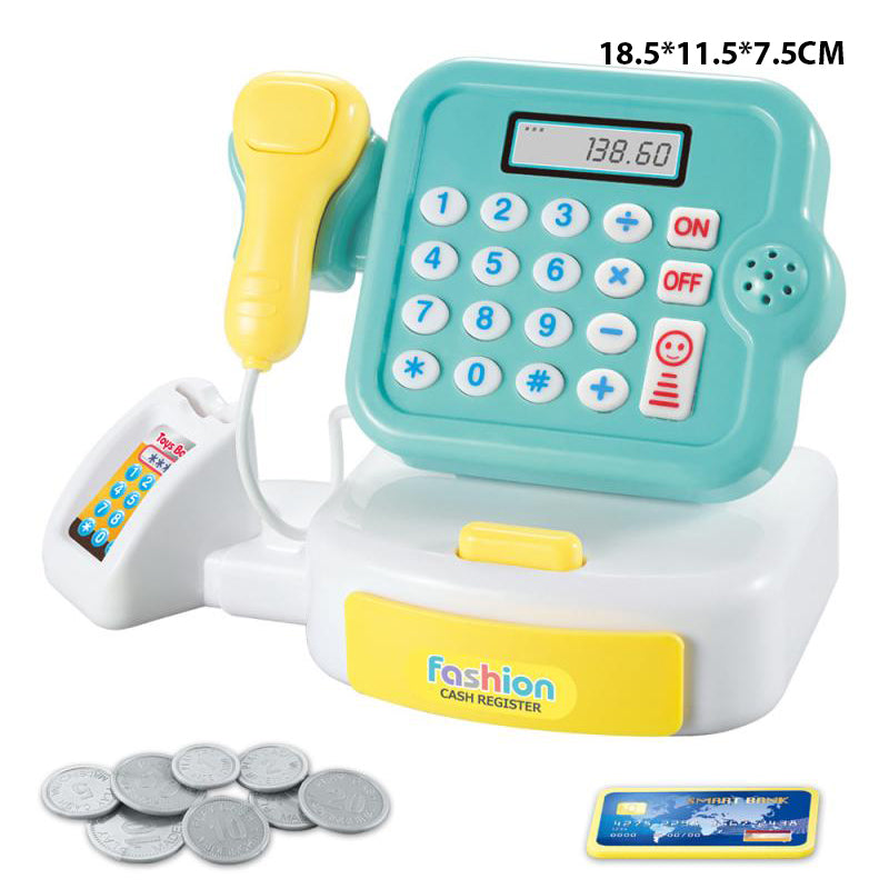 Children's analog electronic cash register toys
