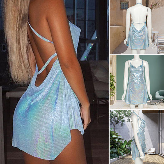 Sexy Party Mini Backless Gown