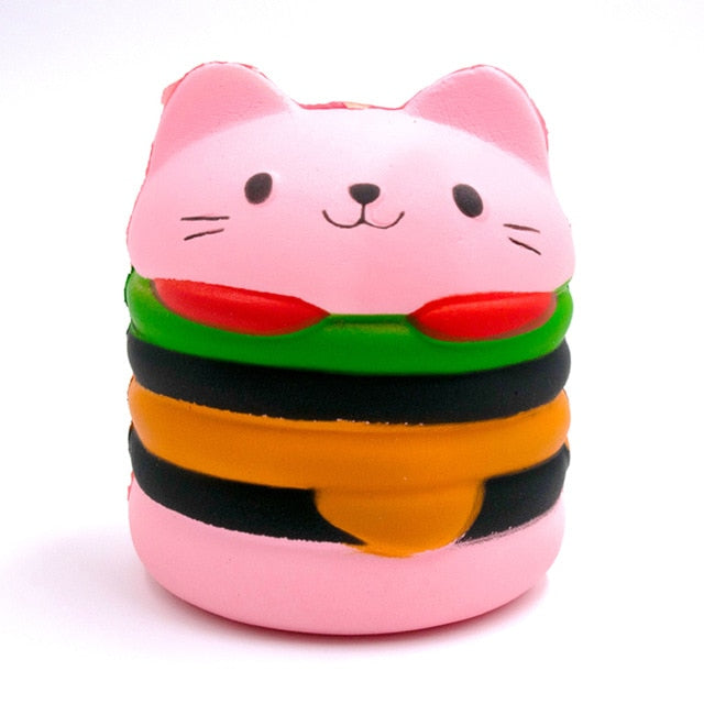Popcorn cake hamburger decompression toy