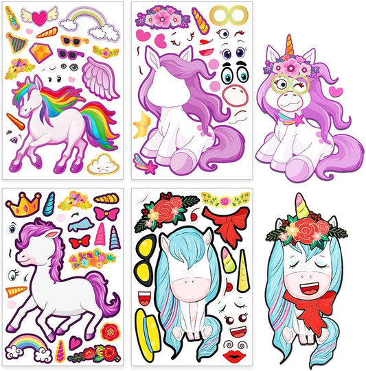 Children's craft sticker puzzle sticker
