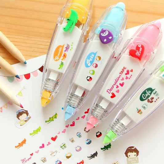 Cartoon flower sticker tape
